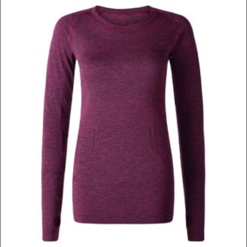 Lululemon long sleeve magenta swiftly tech crew